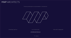 Desktop Screenshot of mwparchitects.co.za